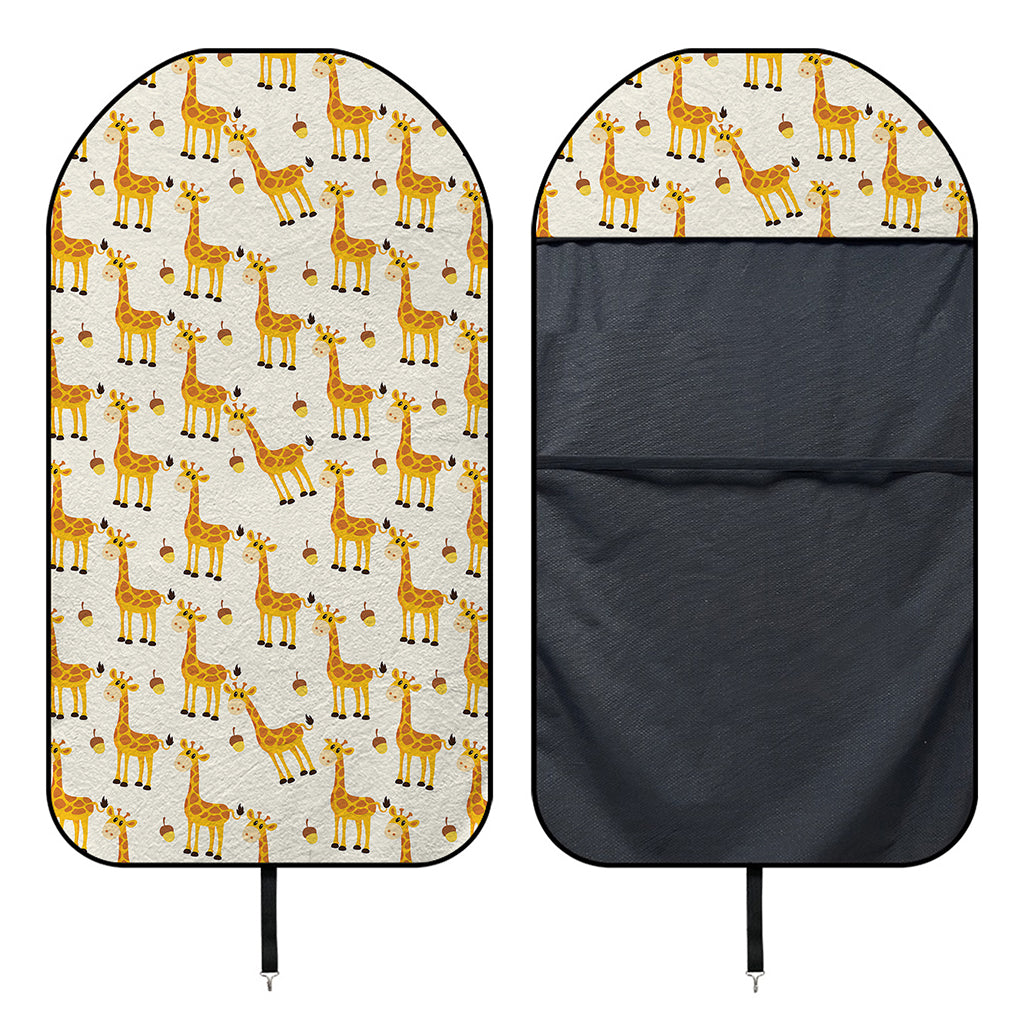 Cute Baby Giraffe Pattern Print Waterproof Car Seat Cover