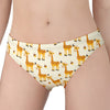 Cute Baby Giraffe Pattern Print Women's Panties