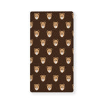 Cute Baby Grizzly Bear Pattern Print Baby Crib Sheet