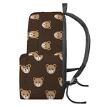 Cute Baby Grizzly Bear Pattern Print Backpack