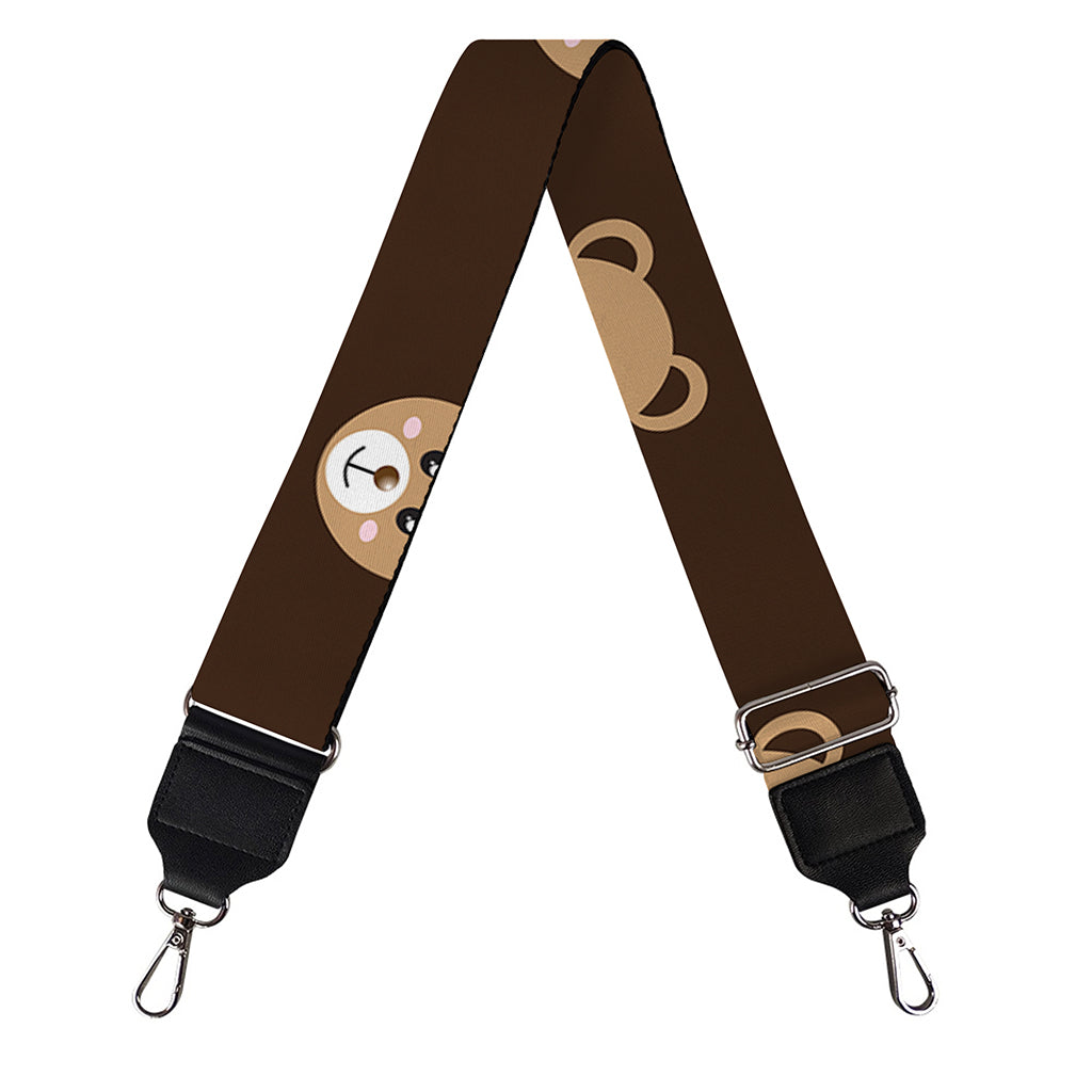 Cute Baby Grizzly Bear Pattern Print Bag Strap