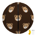 Cute Baby Grizzly Bear Pattern Print Basketball