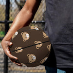 Cute Baby Grizzly Bear Pattern Print Basketball