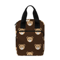 Cute Baby Grizzly Bear Pattern Print Bible Tote Bag