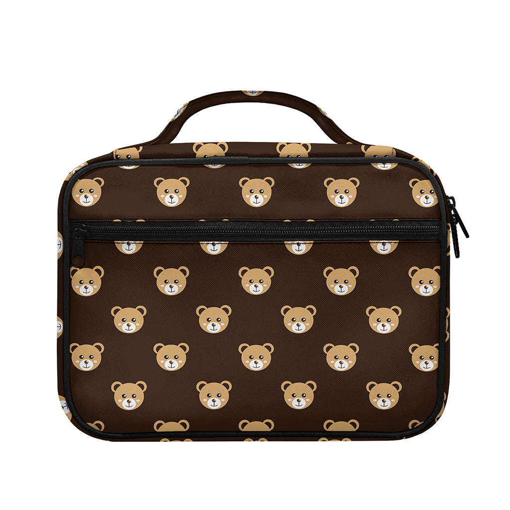Cute Baby Grizzly Bear Pattern Print Briefcase Bible Bag
