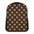Cute Baby Grizzly Bear Pattern Print Casual Backpack