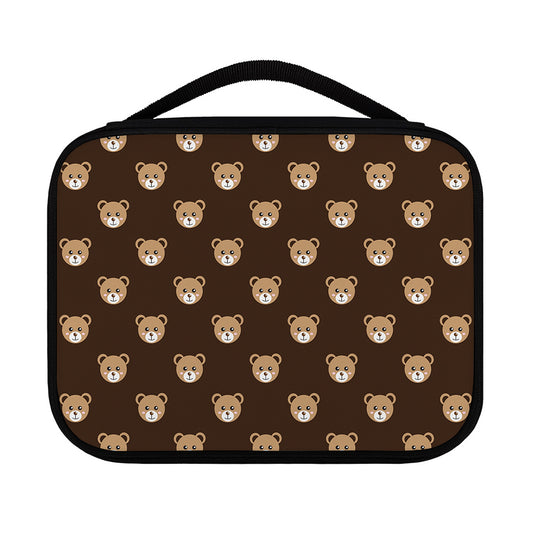 Cute Baby Grizzly Bear Pattern Print Classic Bible Case