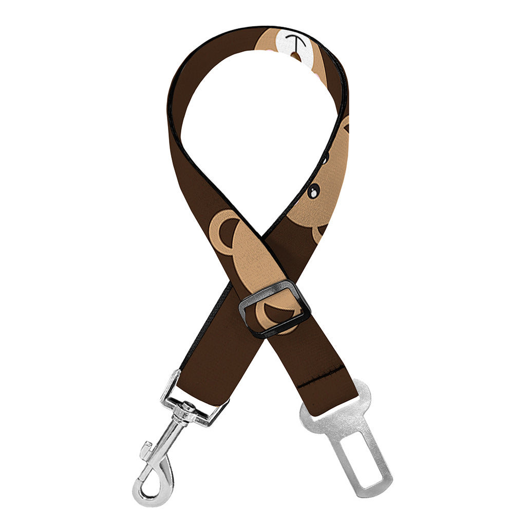 Cute Baby Grizzly Bear Pattern Print Dog Seat Belt