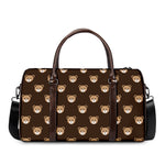Cute Baby Grizzly Bear Pattern Print Duffle Bag