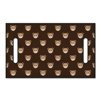 Cute Baby Grizzly Bear Pattern Print Golf Cart Seat Cover