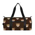 Cute Baby Grizzly Bear Pattern Print Gym Bag