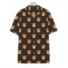 Cute Baby Grizzly Bear Pattern Print Hawaiian Shirt