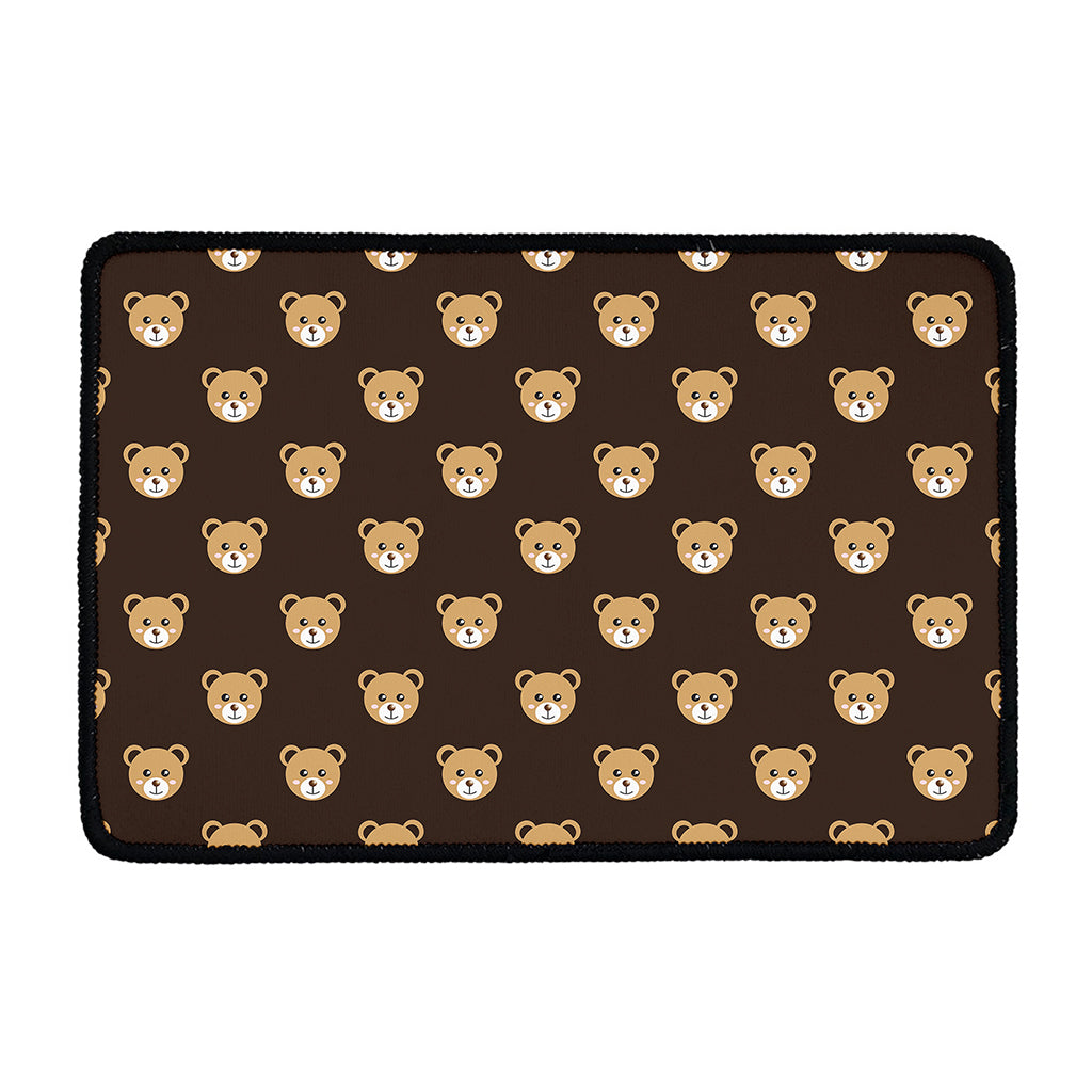Cute Baby Grizzly Bear Pattern Print Kitchen Mat