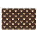 Cute Baby Grizzly Bear Pattern Print Polyester Doormat