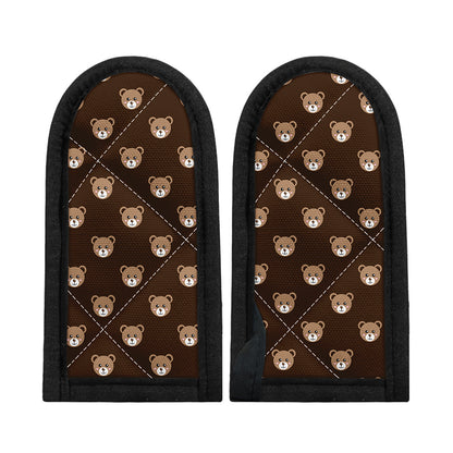 Cute Baby Grizzly Bear Pattern Print Skillet Handle Cover