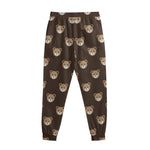 Cute Baby Grizzly Bear Pattern Print Sweatpants