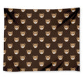 Cute Baby Grizzly Bear Pattern Print Tapestry