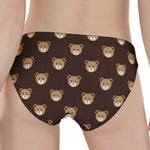 Cute Baby Grizzly Bear Pattern Print Women's Panties