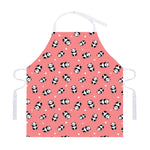 Cute Baby Panda Pattern Print Adjustable Apron