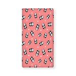 Cute Baby Panda Pattern Print Baby Crib Sheet