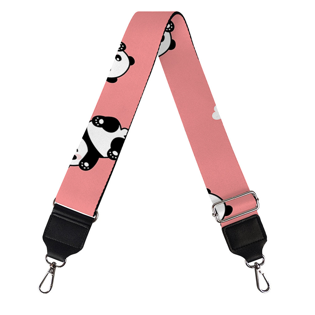 Cute Baby Panda Pattern Print Bag Strap