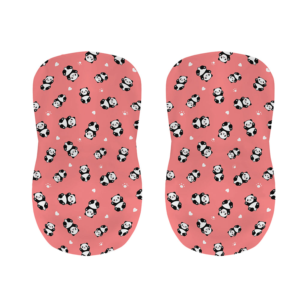 Cute Baby Panda Pattern Print Bar Stool Covers