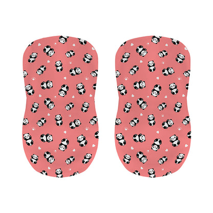 Cute Baby Panda Pattern Print Bar Stool Covers