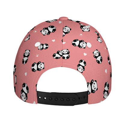 Cute Baby Panda Pattern Print Baseball Cap