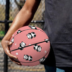 Cute Baby Panda Pattern Print Basketball