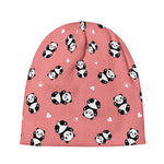 Cute Baby Panda Pattern Print Beanie