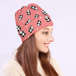 Cute Baby Panda Pattern Print Beanie