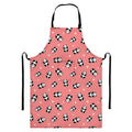 Cute Baby Panda Pattern Print Bib Apron With Pocket