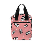 Cute Baby Panda Pattern Print Bible Tote Bag