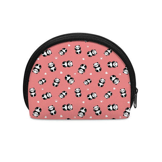 Cute Baby Panda Pattern Print Coin Purse