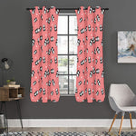 Cute Baby Panda Pattern Print Curtain