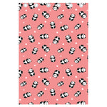 Cute Baby Panda Pattern Print Curtain