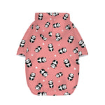 Cute Baby Panda Pattern Print Dog Zip Up Hoodie