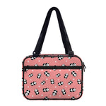 Cute Baby Panda Pattern Print Double Strap Bible Bag