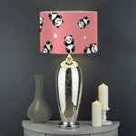 Cute Baby Panda Pattern Print Drum Lamp Shade