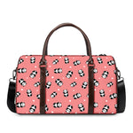 Cute Baby Panda Pattern Print Duffle Bag