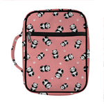 Cute Baby Panda Pattern Print Front Pocket Bible Bag