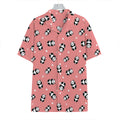 Cute Baby Panda Pattern Print Hawaiian Shirt