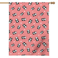 Cute Baby Panda Pattern Print House Flag