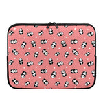 Cute Baby Panda Pattern Print Laptop Sleeve