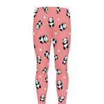 Cute Baby Panda Pattern Print Men's leggings