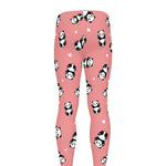 Cute Baby Panda Pattern Print Men's leggings
