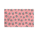 Cute Baby Panda Pattern Print Polyester Flag