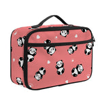 Cute Baby Panda Pattern Print Portable Lunch Bag