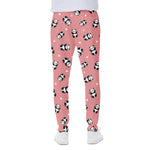 Cute Baby Panda Pattern Print Scuba Joggers