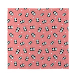 Cute Baby Panda Pattern Print Silk Bandana